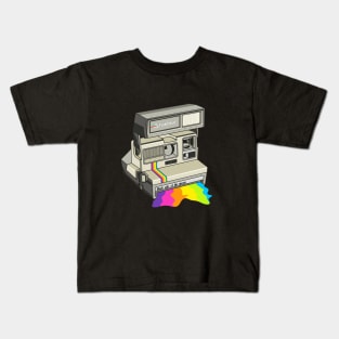 pinkfloyd polaroid Kids T-Shirt